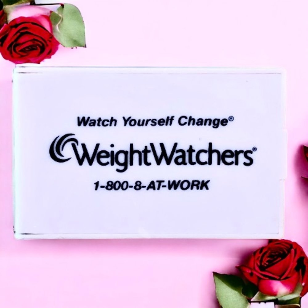 Weight Watchers Makeup Mirror Compact Folding Logo New